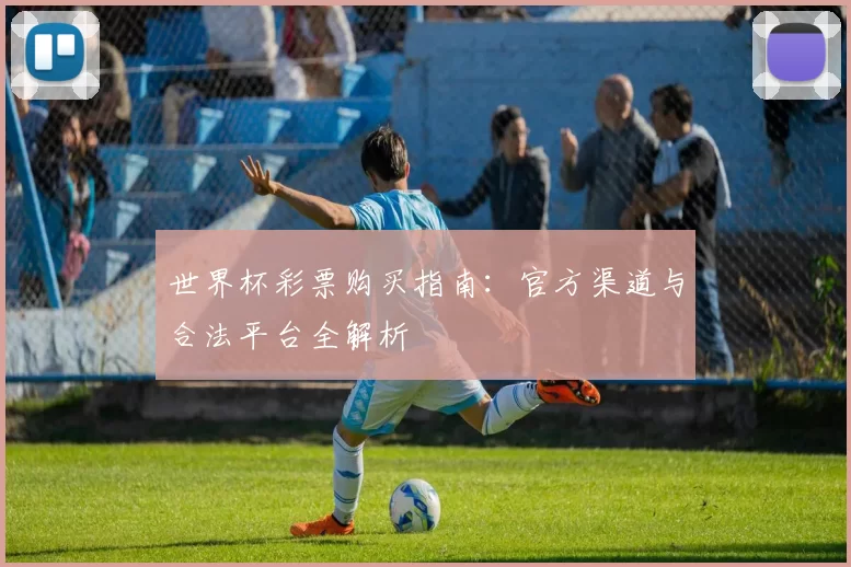 世界杯彩票购买指南:官方渠道与合法平台全解析