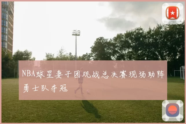 NBA球星妻子团观战总决赛现场助阵勇士队夺冠